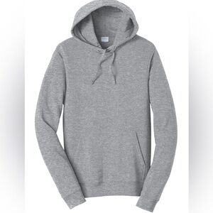 WNBA Port & Company Fan Favorite Light Gray Small Pullover Hoodie Unisex Soft